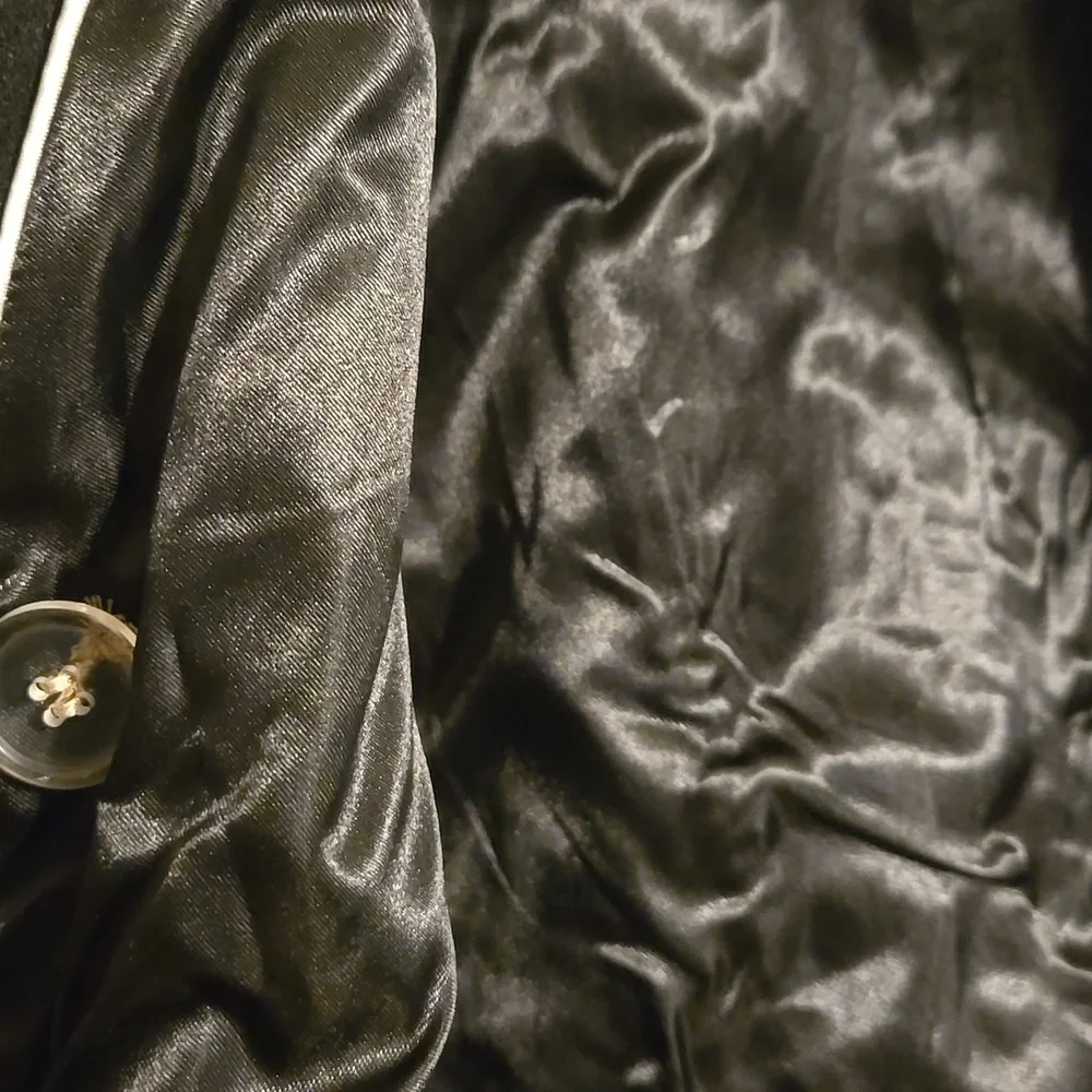 Pink Envelope Black Pea Coat - Picture 3 of 3